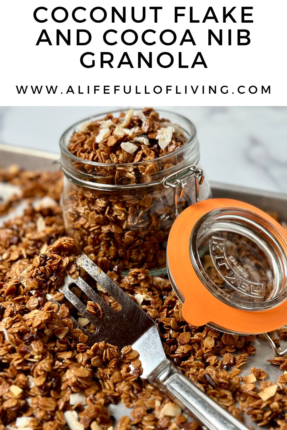 Coconut Flake and Cocoa Nib Granola A Life Full of Living