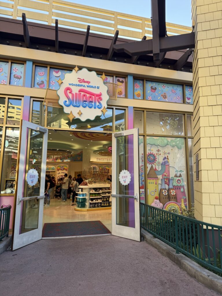 A picture of the entrance to wonderful world of suites at Downtown Disney in Anaheim, California