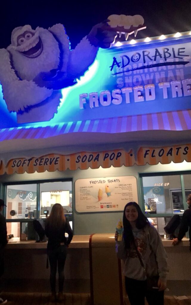 A picture of Adorable Snowman Frosted Treats at Disneyland California Adventure.