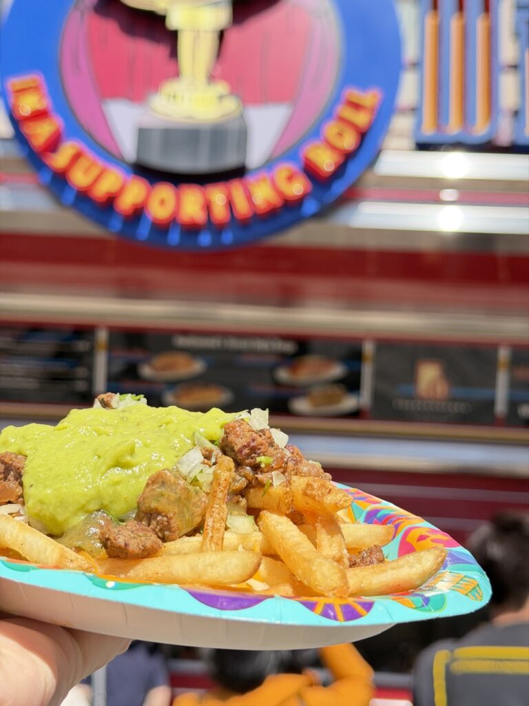 A picture of Asada Fries from Award Wieners in Disneyland California Adventure.