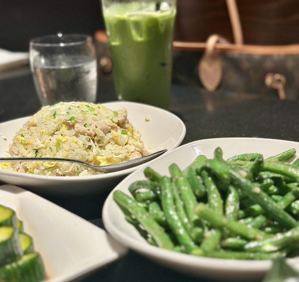 A picture of fried rice from Din Tai Fung.