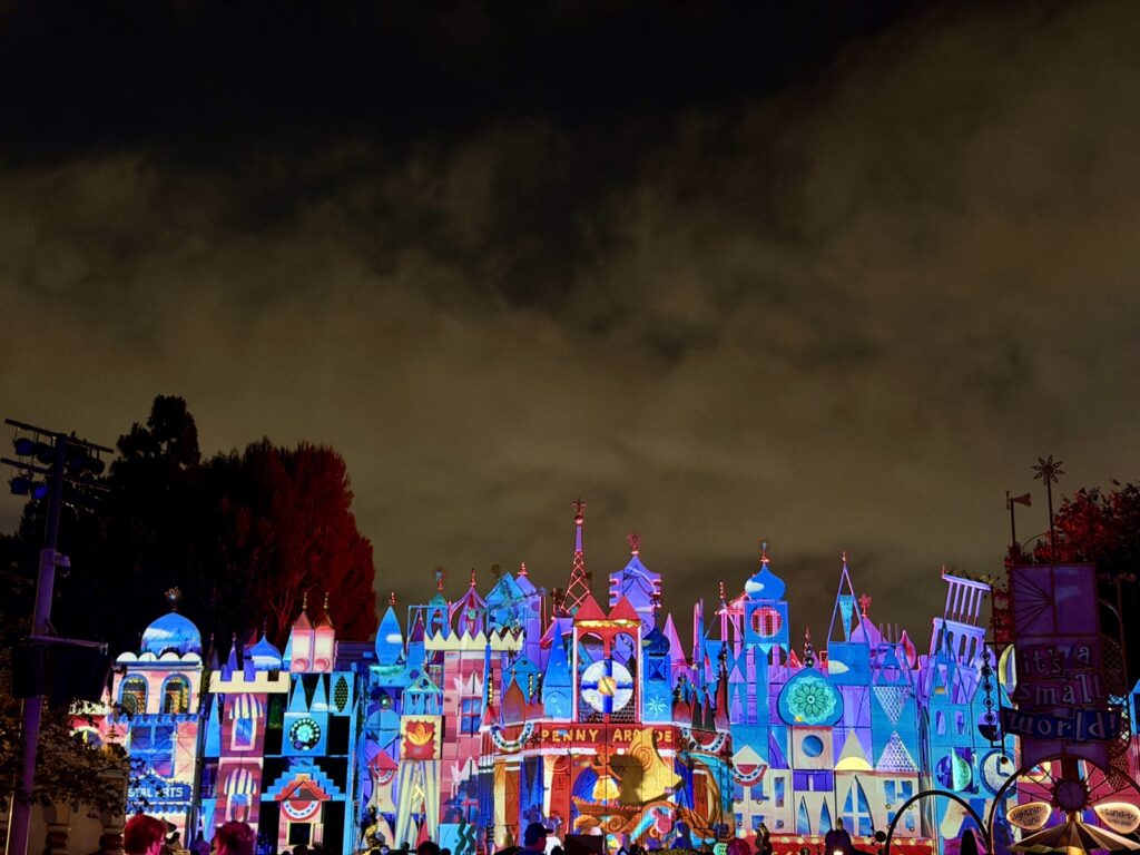 A picture of Disneyland's 70th Anniversary Tapestry of Happiness featuring Moana.